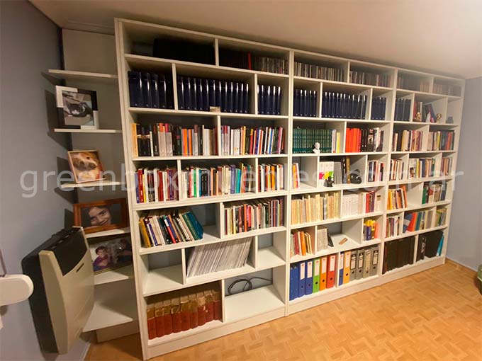 Biblioteca pared completa