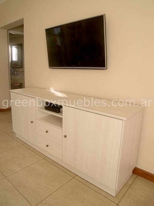 Mueble para tv con cajones y guardado
