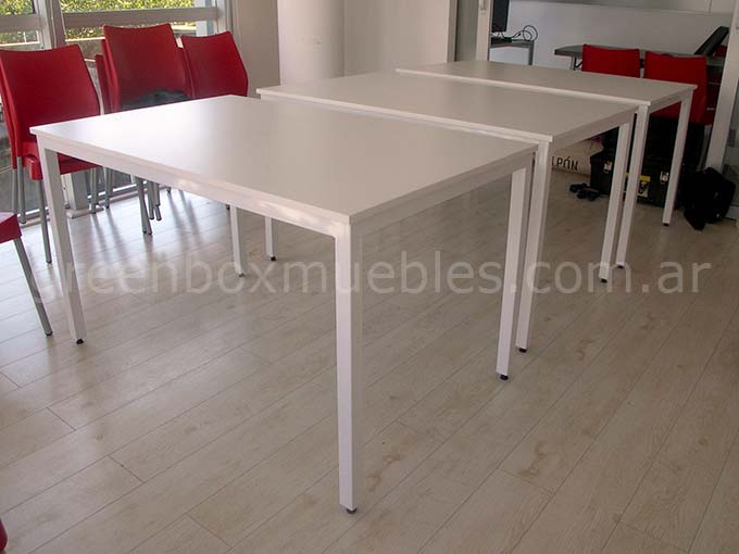 Mesa coworking 6 sillas