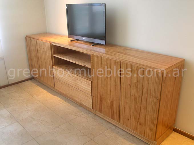 Mueble tv con cajones + vajillero