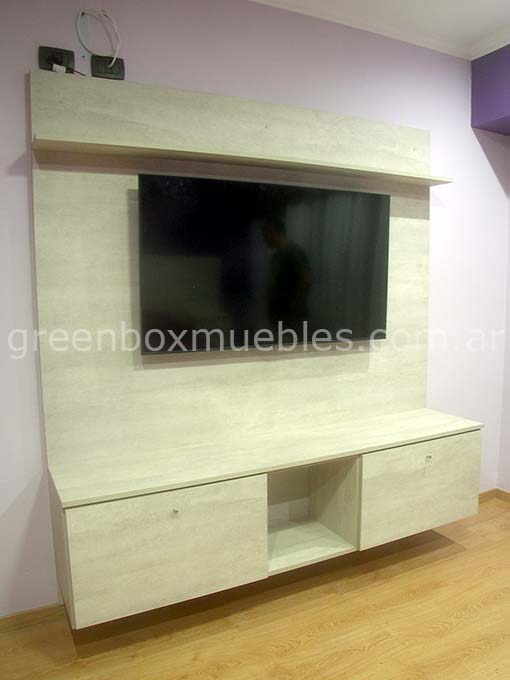 Rack tv flotante